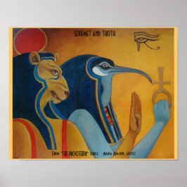 Póster Sekhmet e Thoth
