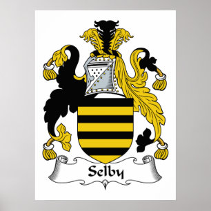 Póster Selby Family Crest