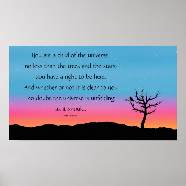 Póster Seleção Desiderata (Frente)