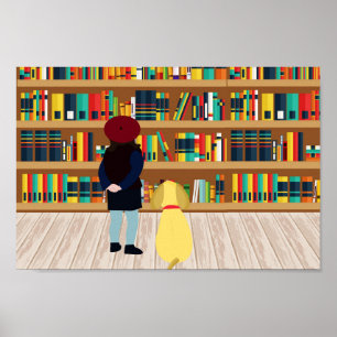 Poster Seleciona um livro para levar ao canil