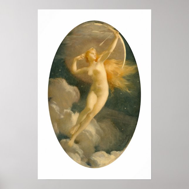 Poster Selene, Deusa da Lua | Jules Machard (Frente)