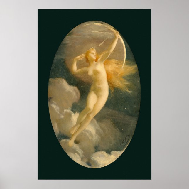 Poster Selene, Deusa da Lua | Jules Machard (Frente)