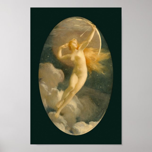 Poster Selene, Deusa da Lua | Jules Machard (Frente)