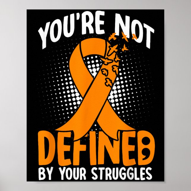 Poster Self Harm Awareness Motivational Sitive Mindfulnes (Frente)