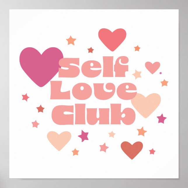 Poster Self Love Club (Frente)