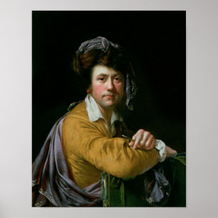 Poster Self Portrait at the age of about Forty, c.1772-3