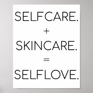 Poster Selfcare Skincare Selflove Skover Sk