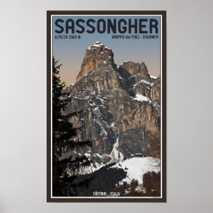 Póster Sella Ronda - Sassongher