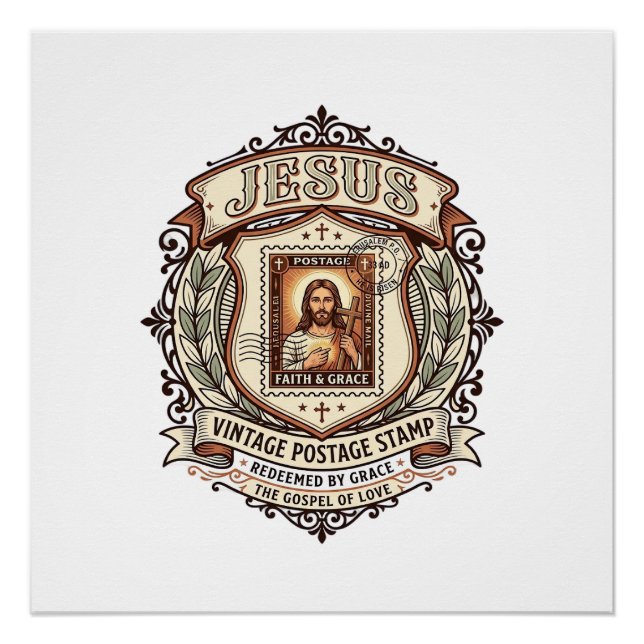 Póster Selo Antigo de Jesus Selo Antigo de Jesus  (Frente)