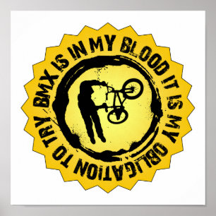 Poster Selo BMX Fantástico