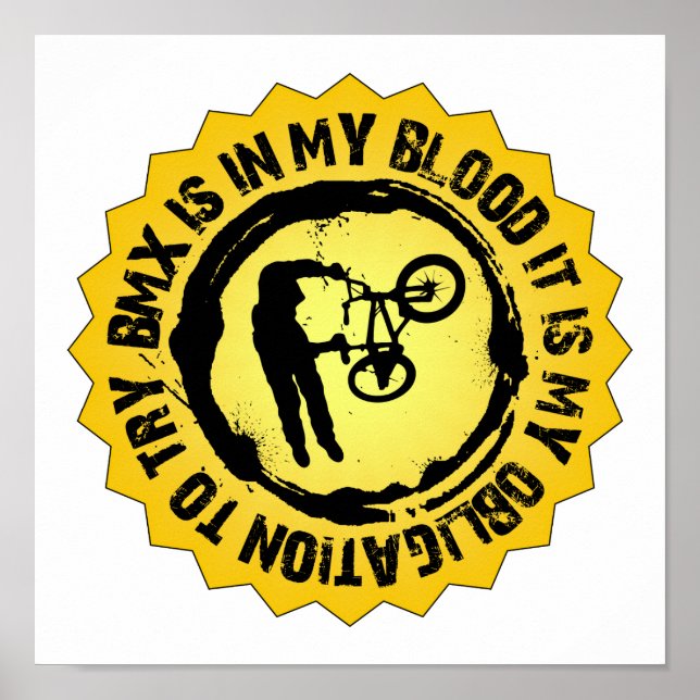 Poster Selo BMX Fantástico (Frente)