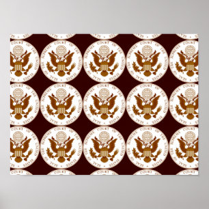 Póster Selo da corte suprema dos Estados Unidos