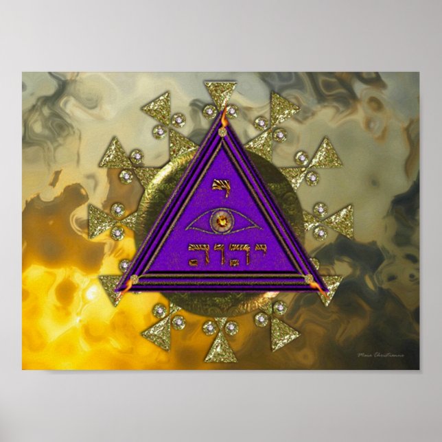 Póster Selo da Lei viva da Luz (Frente)