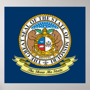 Póster Selo de Missouri