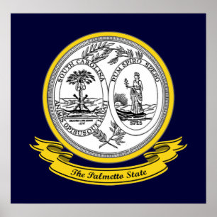 Póster Selo de South Carolina