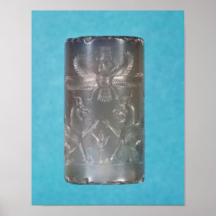 Póster Selo do cilindro do Achaemenid