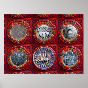 PÓSTER SELO DO MODELO KNIGHTS