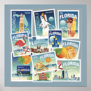 Poster Selos de Florida