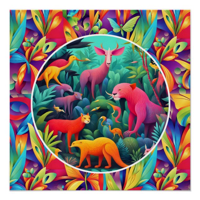 Póster Selva Animal (Frente)