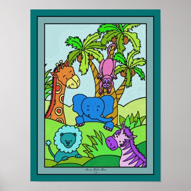 Póster Selva de Bebê 7 (Frente)