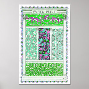 Poster Selva de papagaio e macaco