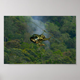 Poster Selva de Vietnem do helicóptero do circo do vôo