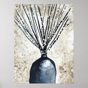Poster Selvagem em cor de água de vase
