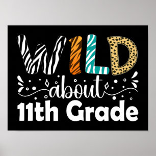 Poster Selvagem Sobre Estudantes De 11 Grau 11