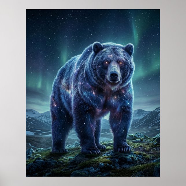 Poster Selvageria da Estrela do Urso Galáctico (Frente)