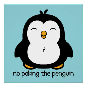 Póster Sem Apontar O Pinguim