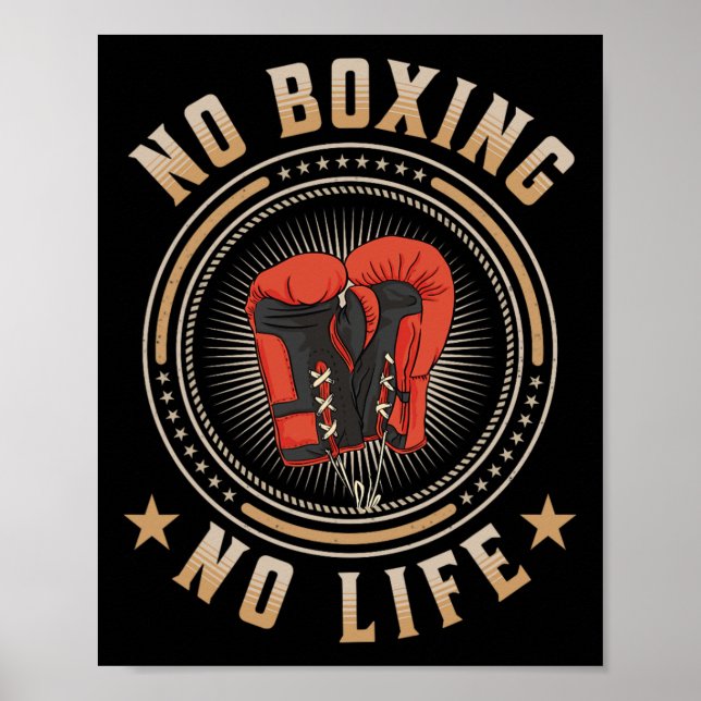 Poster Sem Boxing sem vida Boxing (Frente)