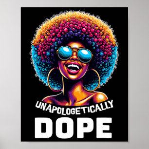 Poster Sem desculpas Droga Mês da História Negra Africano