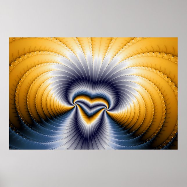 Póster Sem Deus - Fractal (Frente)