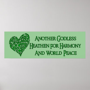 Poster Sem Deus Pela Paz Mundial