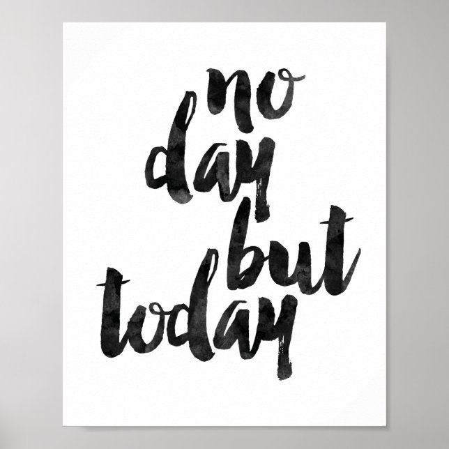 Póster Sem Dia, Mas Hoje (Frente)