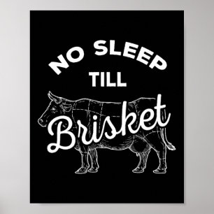 Poster Sem dormir até o soquete - Carne de Churrasco engr