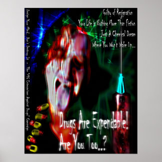 Póster Sem Drogas (design 2)