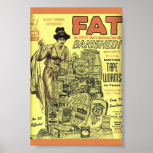 Póster SEM-FINS SANITIZED anúncio da FITA da perda de