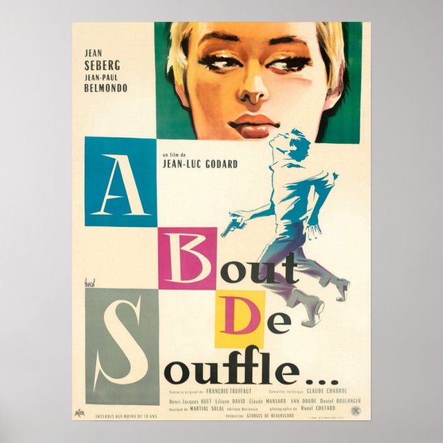 Poster Sem fôlego (Frente)