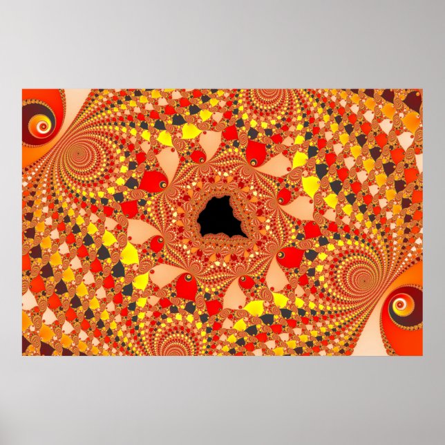 Póster Sem Forma - Fractal (Frente)