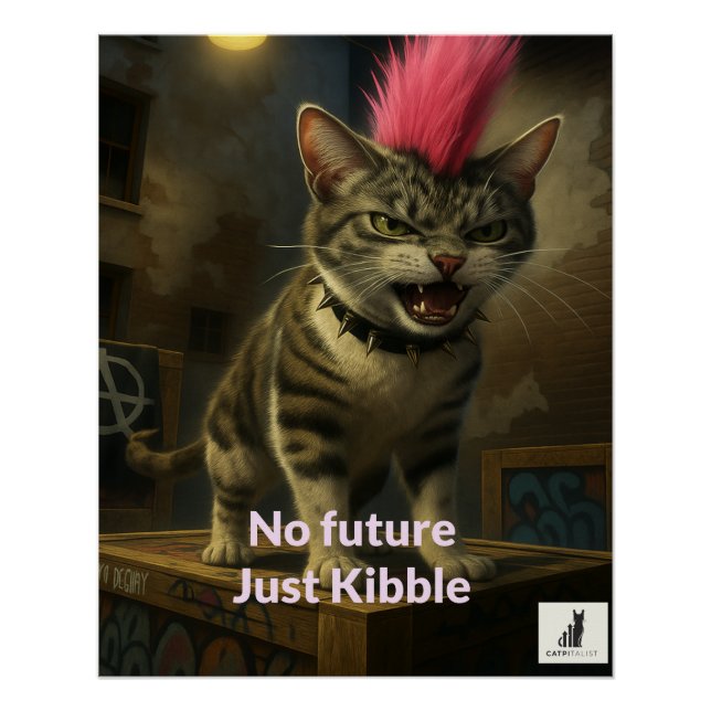 Póster Sem Futuro, Apenas Kibble (Frente)