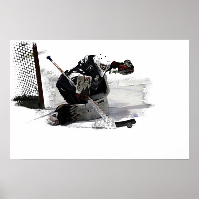 Poster Sem Goal Hockey Goalie (Frente)