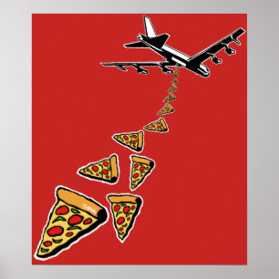 Póster Sem guerra mais pizza