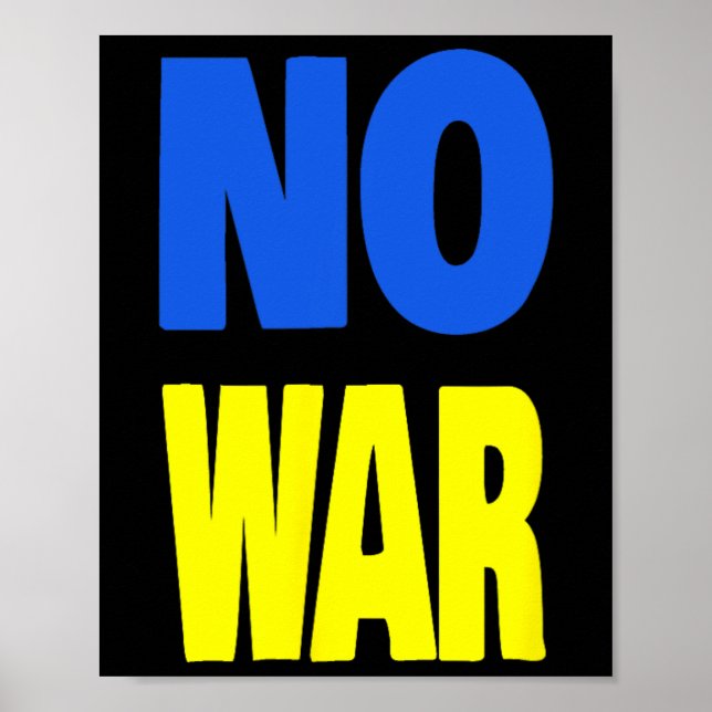 Poster Sem Guerra Ucrânia  (Frente)