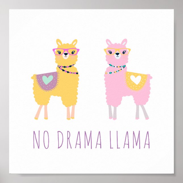 Poster Sem Ilustração de Lama de Drama (Frente)