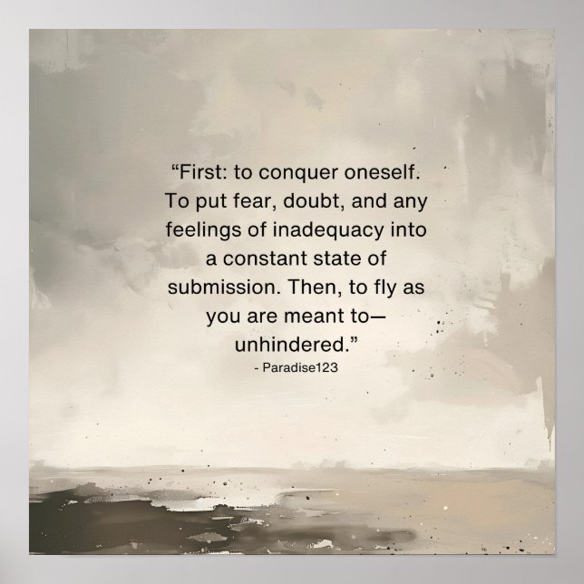 Poster sem impedimento (Frente)