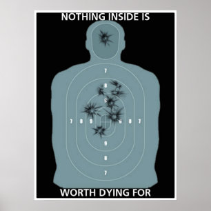 Póster Sem invasão ou ousadia passar o sinal