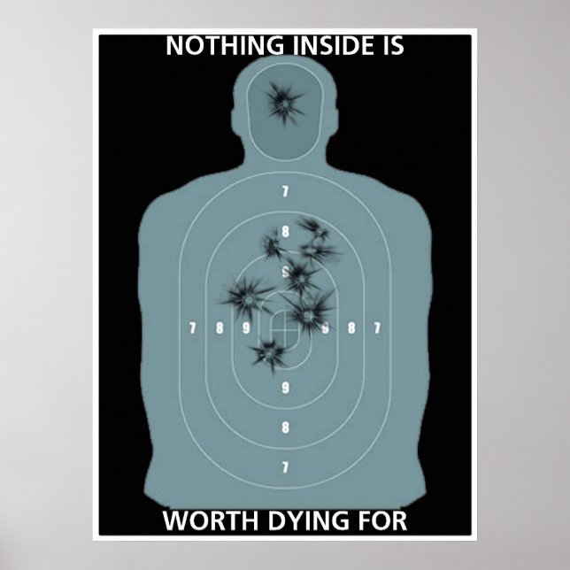 Póster Sem invasão ou ousadia passar o sinal (Frente)