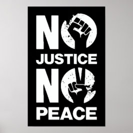 Poster Sem Justiça Sem Paz