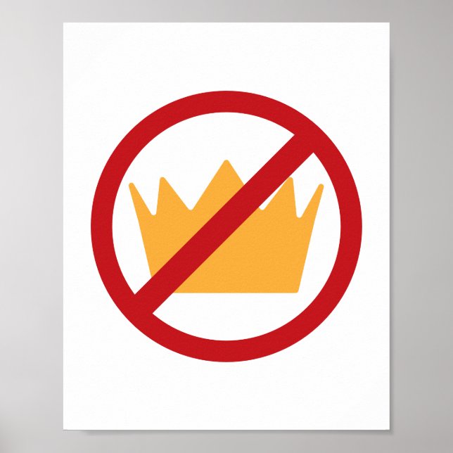 Poster SEM KINGS! Branca (Frente)